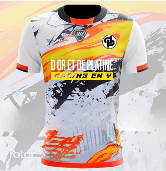 Maillot JUL D'Or et de Platine Orange