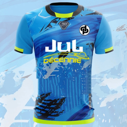 Maillot Jul Bleu Décennie